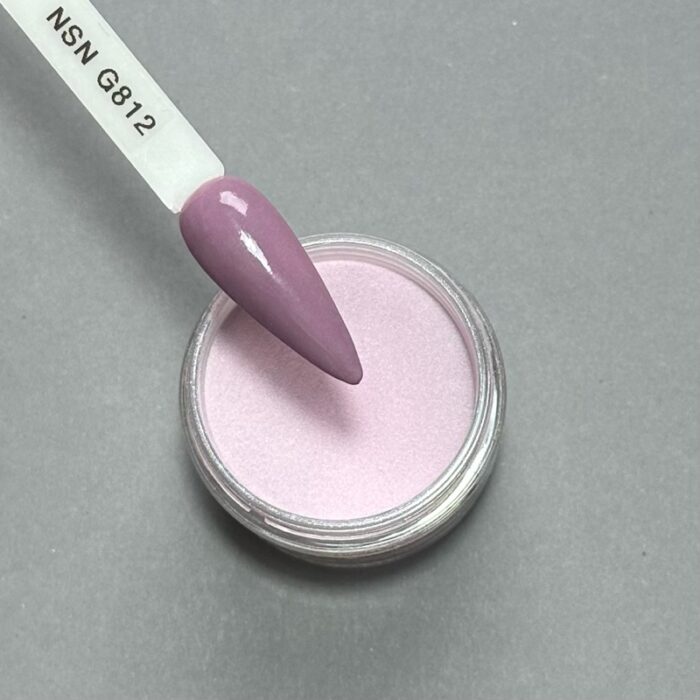 nicole puder kolor nsn G812 28g 14g paznokcie, paznokcie tytanowe, manicure tytanowy, nails, dipping, transparentny