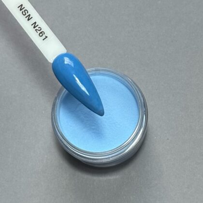 nicole puder kolor nsn N261 28g 14g paznokcie, paznokcie tytanowe, manicure tytanowy, nails, dipping, transparentny