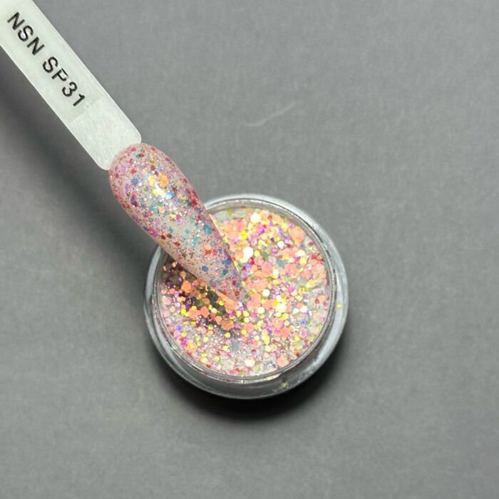 nicole puder kolor nsn sp31 28g 14g nails paznokcie manicure tytanowy paznokcie tytanowe