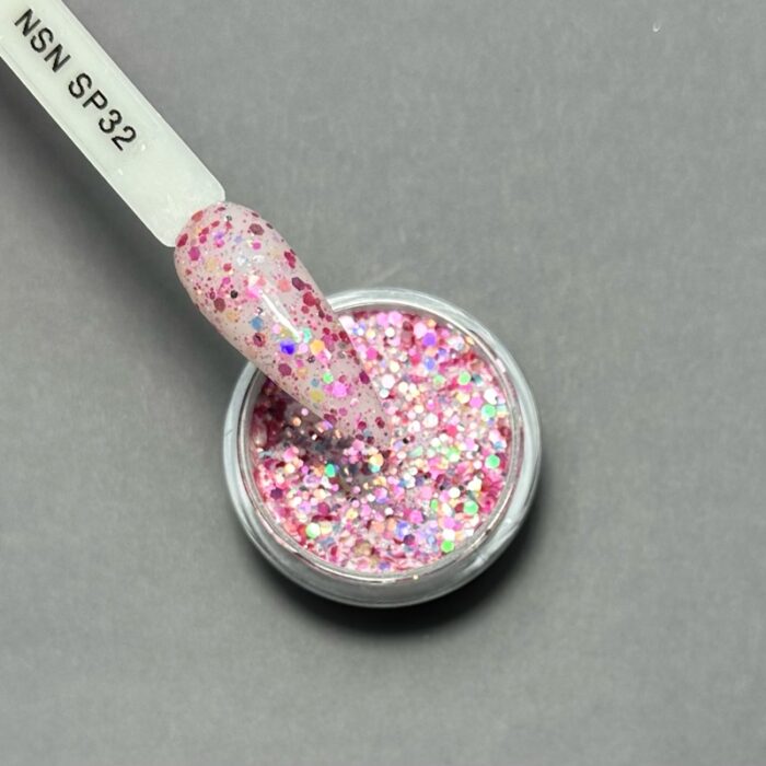 nicole puder kolor nsn sp32 28g 14g nails paznokcie manicure tytanowy paznokcie tytanowe