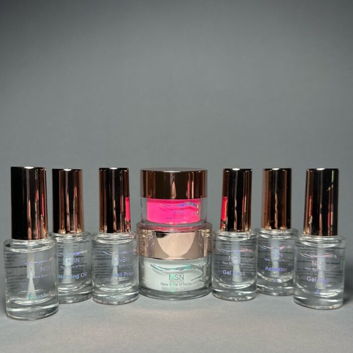 nicole Zestaw Startowy MANICURE TYTANOWY 6+2 nails paznokcie manicure tytanowy paznokcie tytanowe
