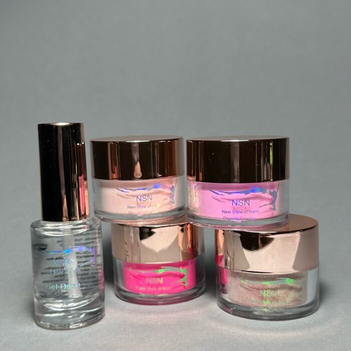 nicole MANICURE TYTANOWY 1 płyn + 4 pudry nails paznokcie manicure tytanowy paznokcie tytanowe