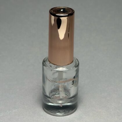 nicole Gel Top 15ml – pusta buteleczka z białym pędzelkiem nails paznokcie manicure tytanowy paznokcie tytanowe