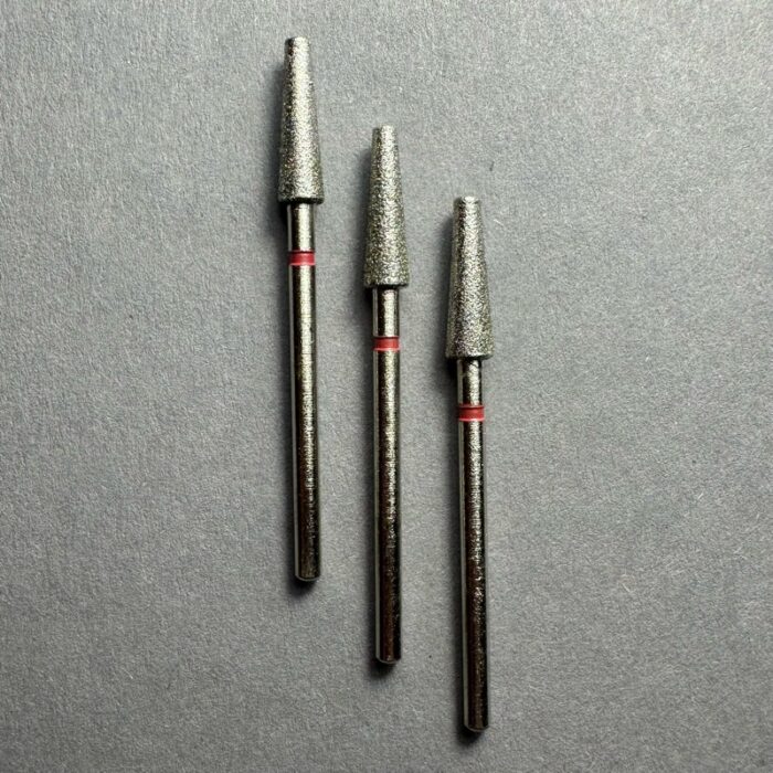 Frez Diamentowy Stożek Sredni Plus nails paznokcie manicure tytanowy paznokcie tytanowe