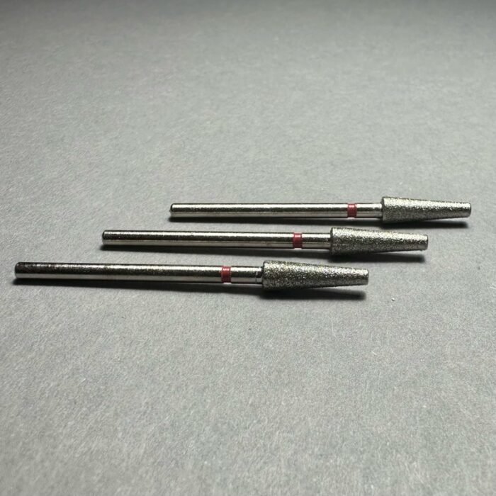 Frez Diamentowy Stożek Sredni Plus nails paznokcie manicure tytanowy paznokcie tytanowe