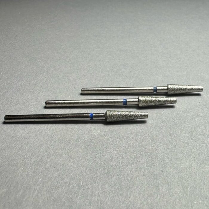 Frez Diamentowy Stożek Sredni nails paznokcie manicure tytanowy paznokcie tytanowe