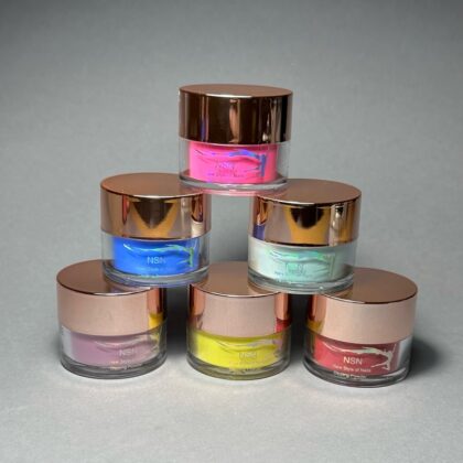 Pudry 6 x 14g Manicure Tytanowy nails paznokcie manicure tytanowy paznokcie tytanowe