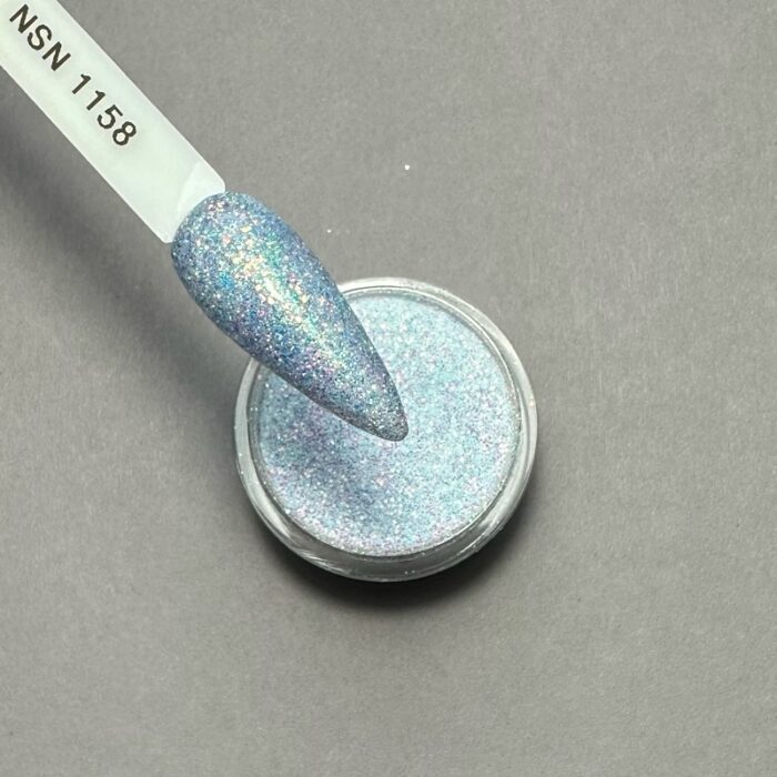 nicole puder kolor nsn 1158 28g 14g nails paznokcie manicure tytanowy paznokcie tytanowe