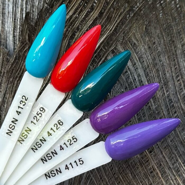 nicole PUDER KOLOR NSN 14G 28G 4132 1259 4126 4125 4115 nails paznokcie manicure tytanowy paznokcie tytanowe