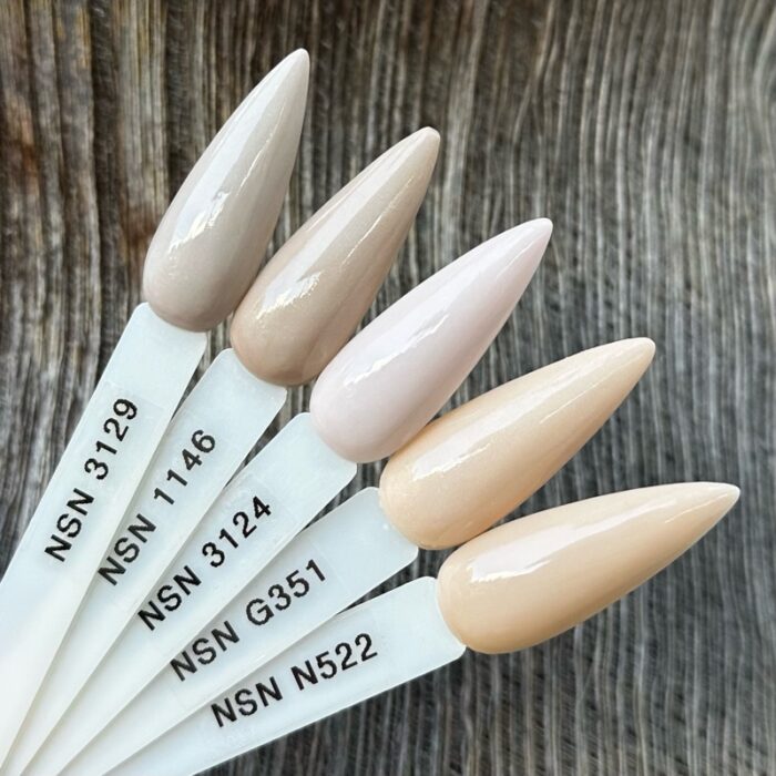 nicole PUDER KOLOR NSN 14G 28G 3129 1146 3124 G351 N522 nails paznokcie manicure tytanowy paznokcie tytanowe