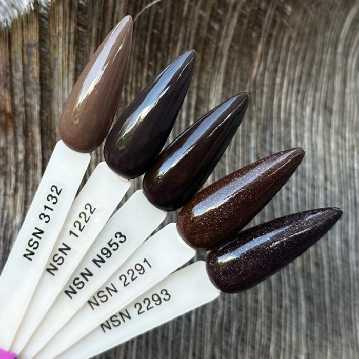 nicole PUDER KOLOR NSN 14G 28G 3132 1222 N953 2291 2293 nails paznokcie manicure tytanowy paznokcie tytanowe
